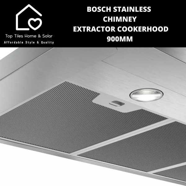 Bosch Series 2 - Stainless Chimney Extractor Cookerhood - 900mm