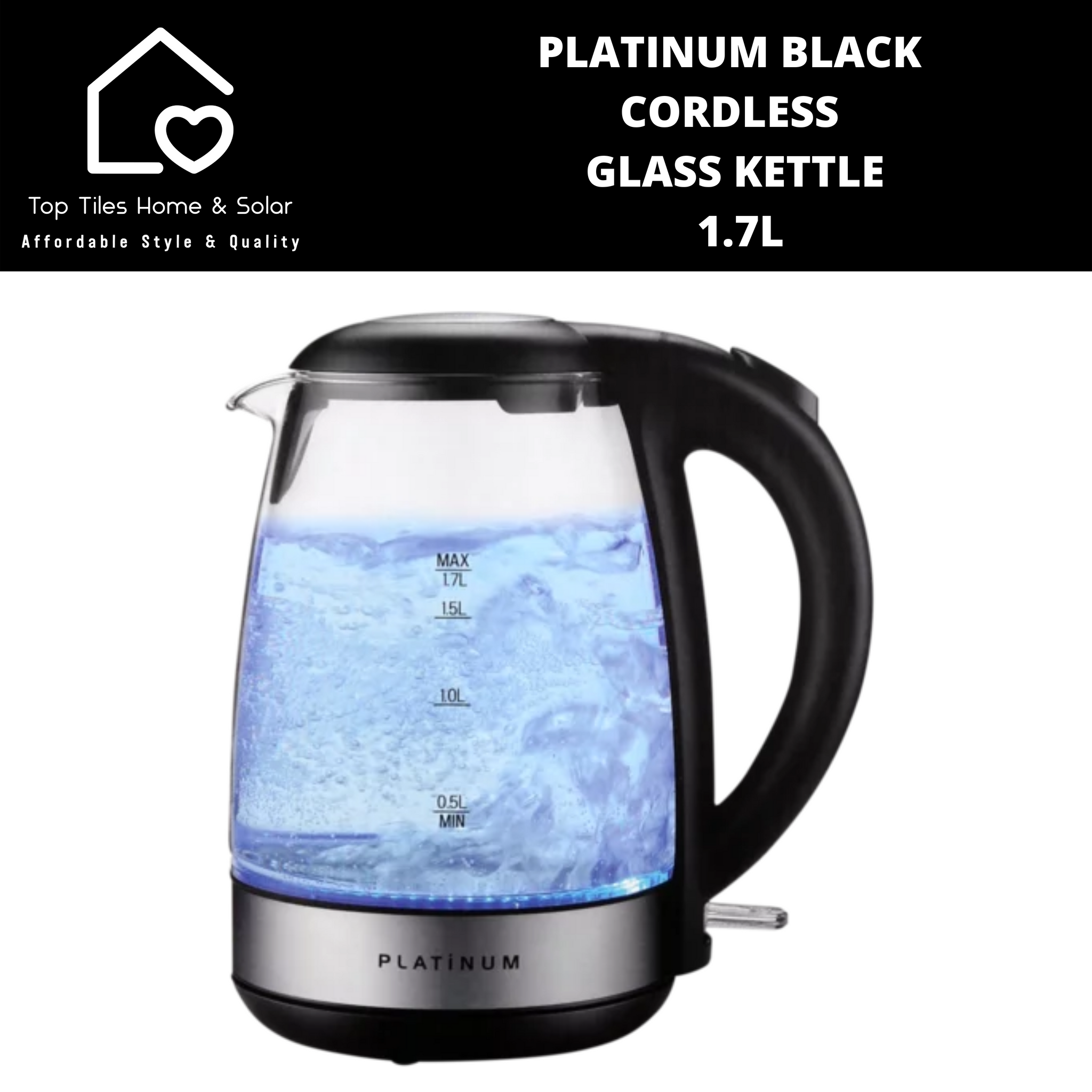 Platinum glass deals kettle