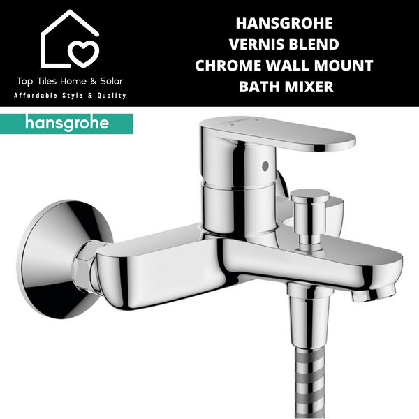 Hansgrohe Vernis Blend Chrome Wall Mount Bath Mixer