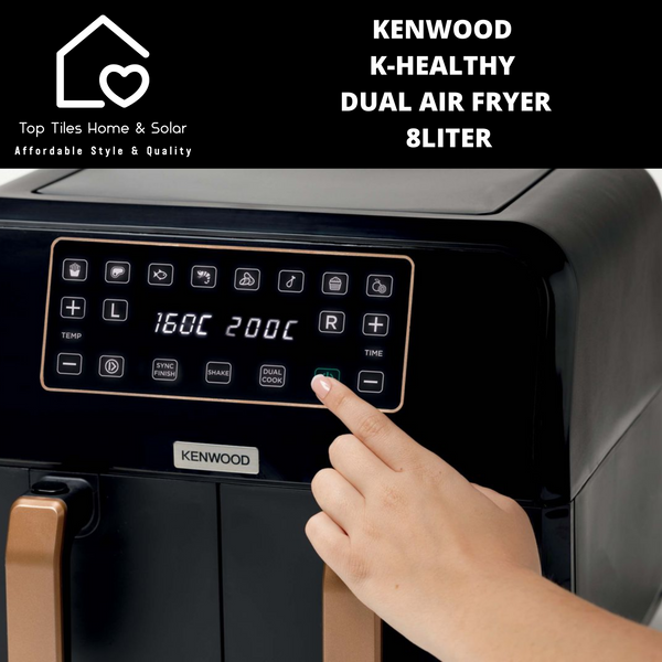 Kenwood K-Healthy Dual Air Fryer - 8Liter