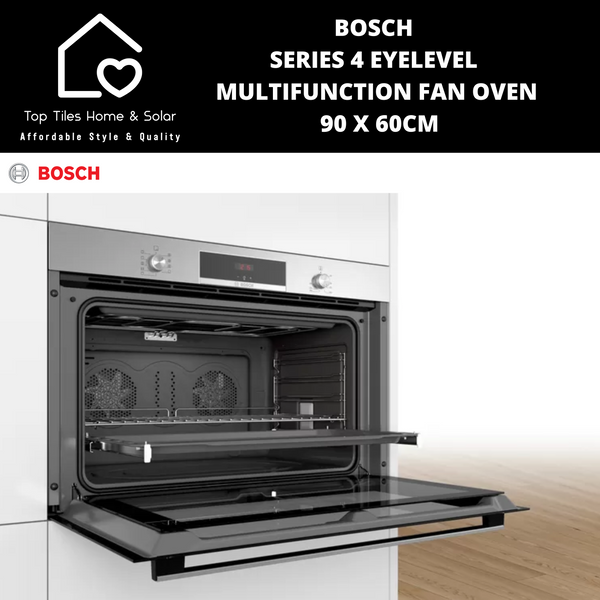 Bosch Series 4 - Eyelevel Multifunction Fan Oven - 90 x 60cm