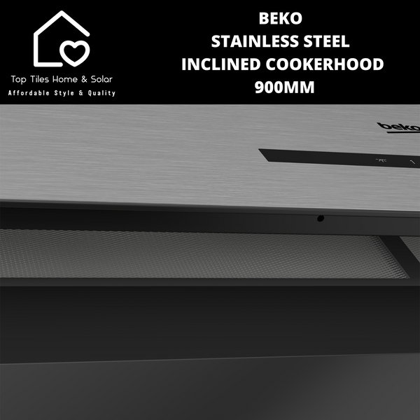 Beko Stainless Steel Inclined Cookerhood - 900mm HCA93640SS