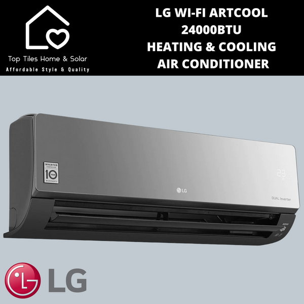 LG Wi-Fi ARTCOOL 24000BTU Heating & Cooling Air Conditioner