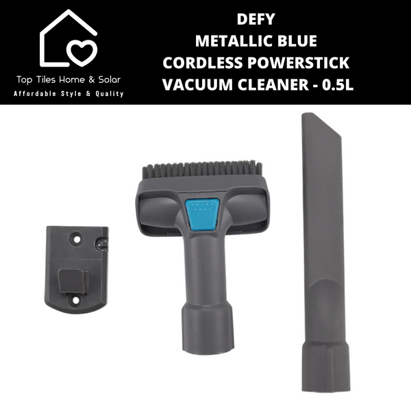 Defy Metallic Blue Cordless Powerstick Vacuum Cleaner - 0.5L VRT82821D