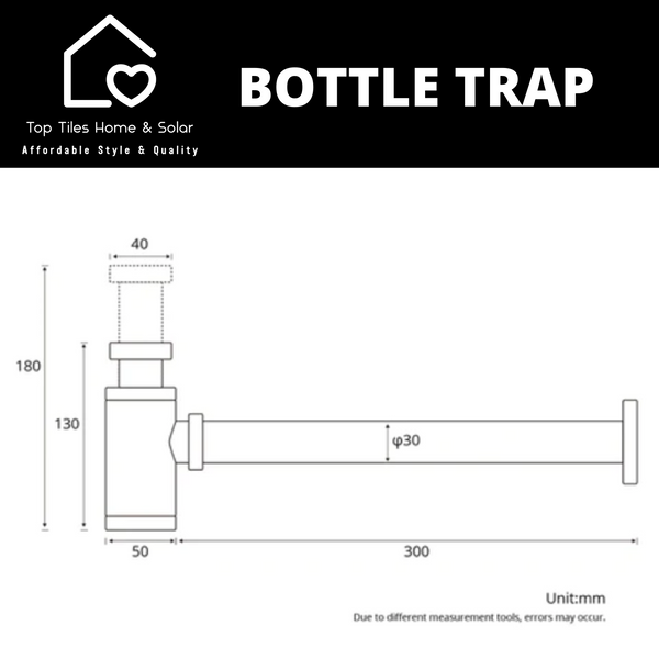 Rose Gold Bottle Trap