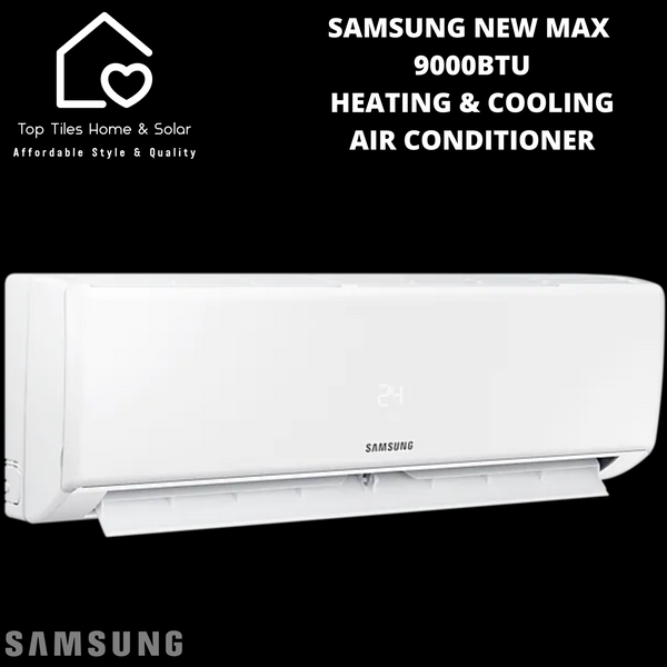Samsung New Max 9000BTU White Heating & Cooling Air Conditioner - AR3000