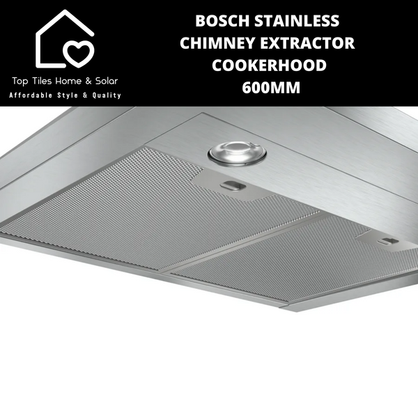 Bosch Series 2 - Stainless Chimney Extractor Cookerhood - 600mm