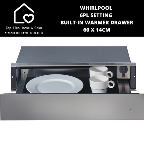 Whirlpool 6pl Setting Built-In Warmer Drawer - 60 x 14cm