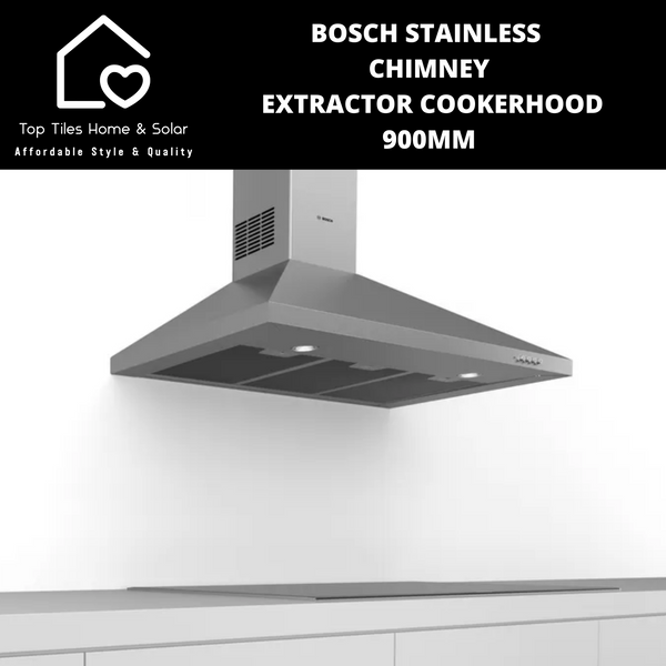 Bosch Series 2 - Stainless Chimney Extractor Cookerhood - 900mm
