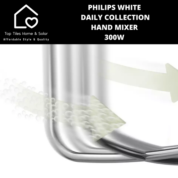 Philips White Daily Collection Hand Mixer - 300W