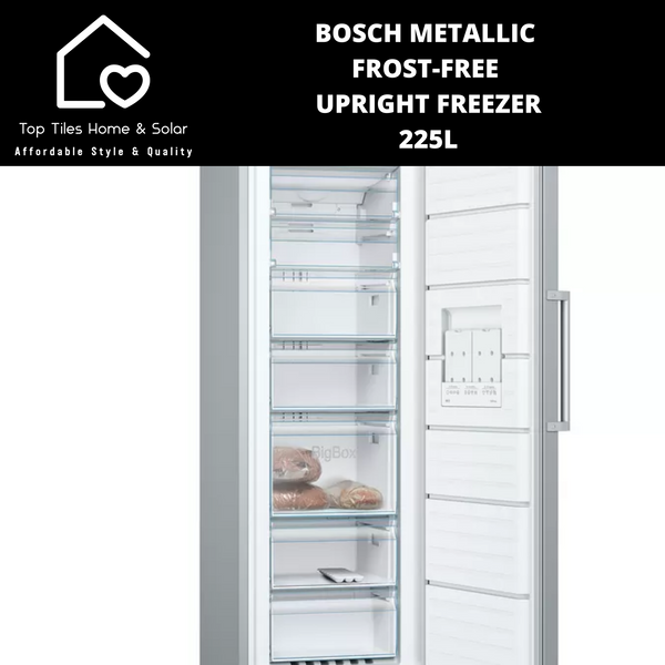 Bosch Series 4 - Metallic Frost-Free Upright Freezer - 225L