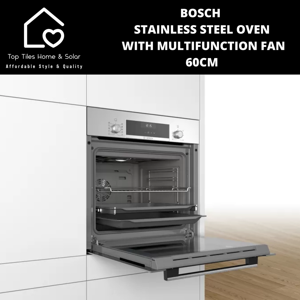 Bosch Series 6 Oven with Multifunction Fan 60cm Top Tiles