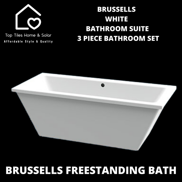 Brussells White Bathroom Suite - 3 Piece Bathroom Set