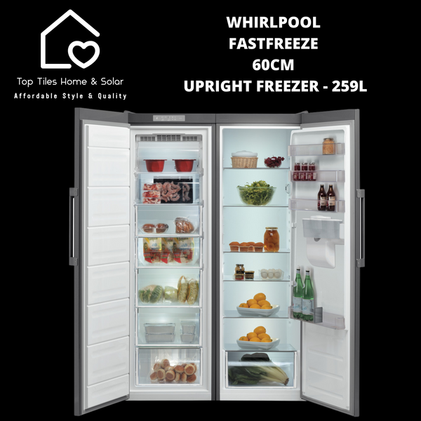 Whirlpool FastFreeze 60cm Upright Freezer - 259L