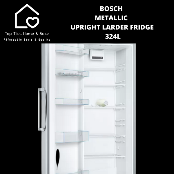 Bosch Series 2 - Metallic Upright Larder Fridge - 324L