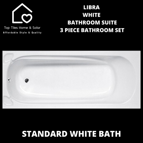 Libra White Bathroom Suite - 3 Piece Bathroom Set