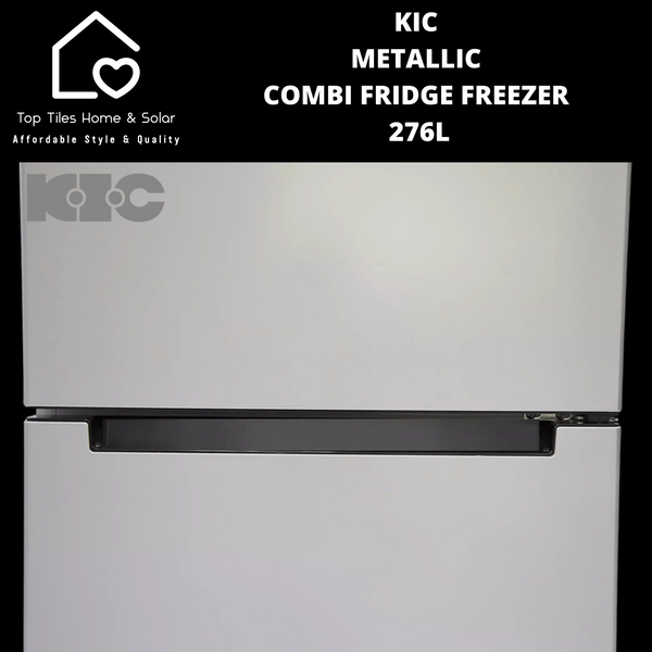 KIC Metallic Combi Fridge Freezer - 276L