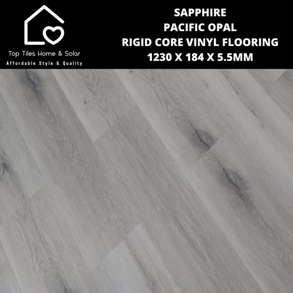 Sapphire Pacific Opal Rigid Core Vinyl Flooring - 1230 x 184 x 5.5mm