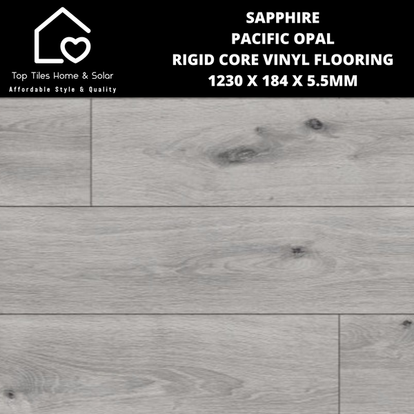 Sapphire Pacific Opal Rigid Core Vinyl Flooring - 1230 x 184 x 5.5mm