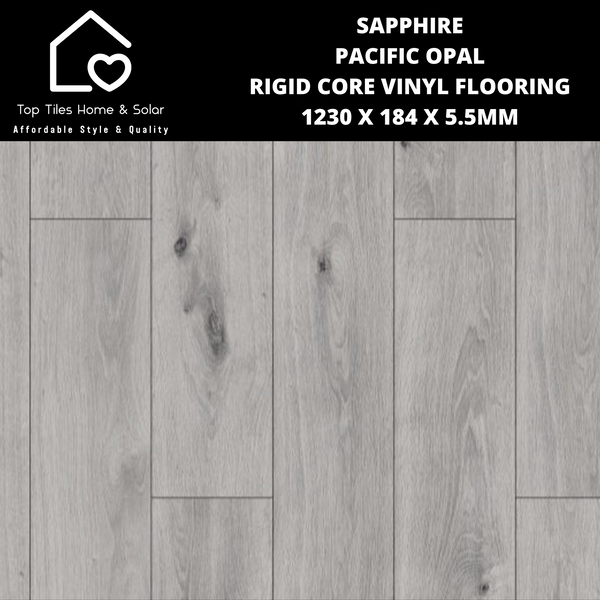 Sapphire Pacific Opal Rigid Core Vinyl Flooring - 1230 x 184 x 5.5mm