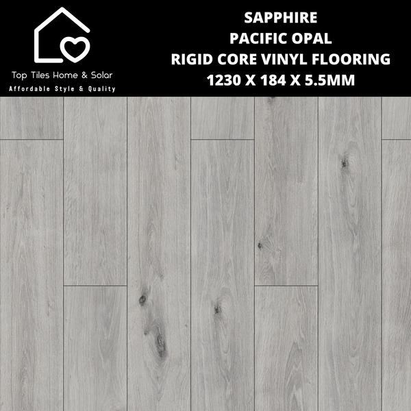 Sapphire Pacific Opal Rigid Core Vinyl Flooring - 1230 x 184 x 5.5mm