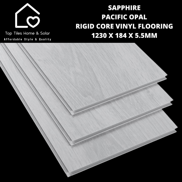 Sapphire Pacific Opal Rigid Core Vinyl Flooring - 1230 x 184 x 5.5mm