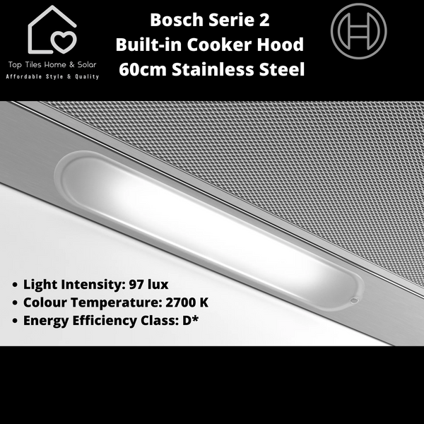 Bosch Serie 2 Built-in Extractor Hood - 60cm Stainless Steel