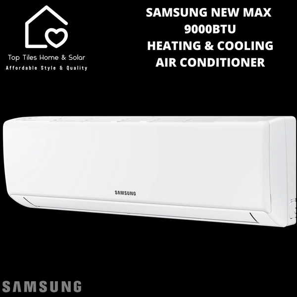 Samsung New Max 9000BTU White Heating & Cooling Air Conditioner - AR3000