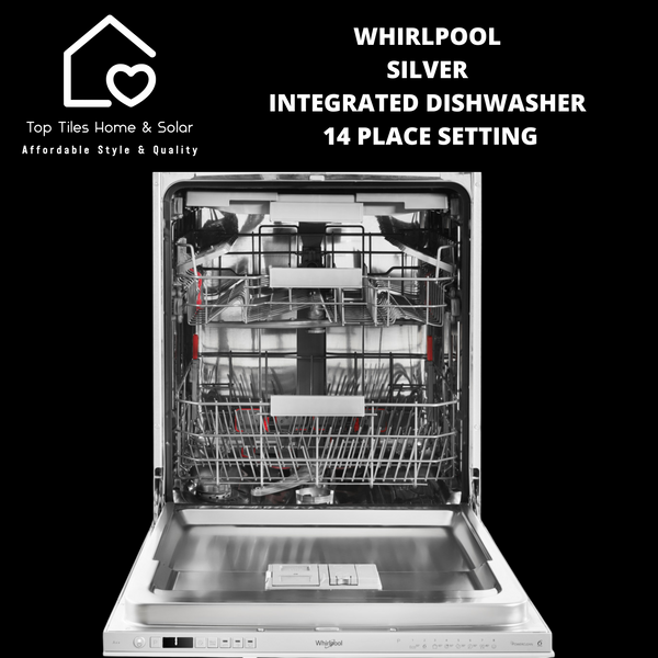 Whirlpool Silver Integrated Dishwasher - 14 Place Setting