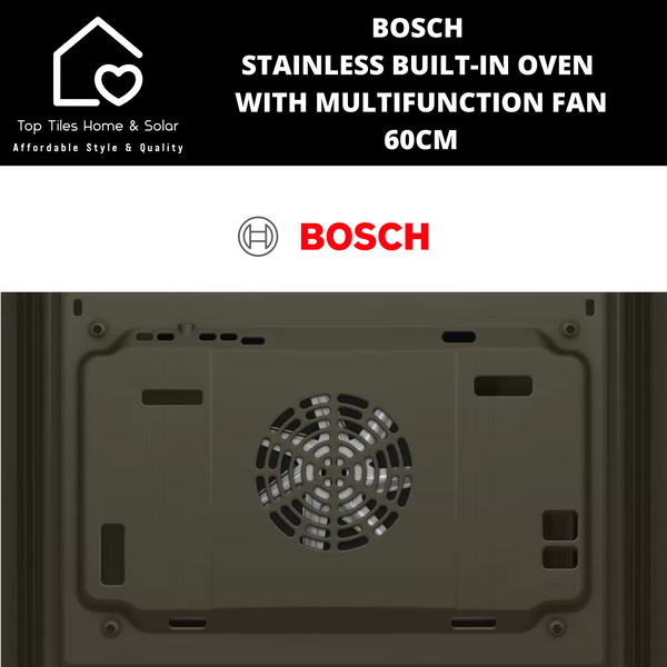 Bosch Series 2 - Stainless Steel Multifunction Oven with Fan - 60cm