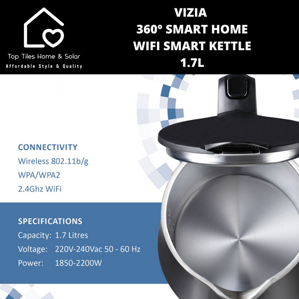 Vizia 360° Smart Home Smart Kettle - 1.7L
