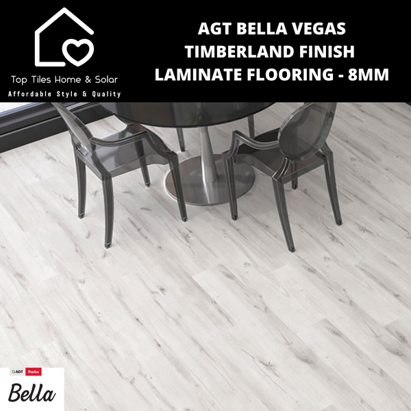AGT Bella Vegas Timberland Finish Laminate Flooring - 8mm
