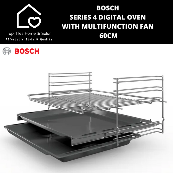 Bosch Series 4 - Digital Oven with Multifunction Fan - 60cm