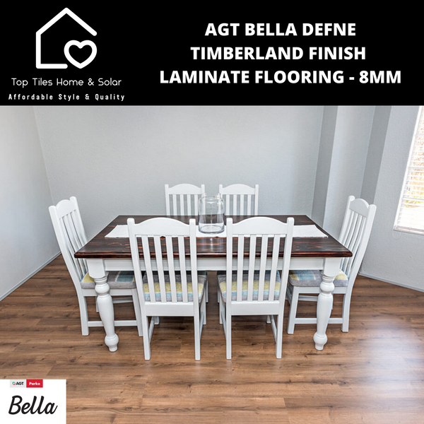 AGT Bella Defne Timberland Finish Laminate Flooring - 8mm