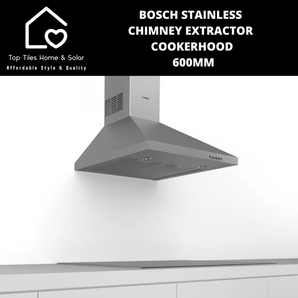 Bosch Series 2 - Stainless Chimney Extractor Cookerhood - 600mm