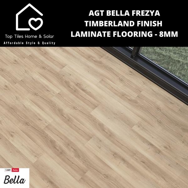 AGT Bella Frezya Timberland Finish Laminate Flooring - 8mm