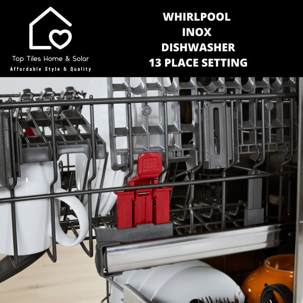 Whirlpool Inox Dishwasher - 13 Place Setting