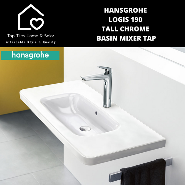 Hansgrohe Logis 190 Tall Chrome Basin Mixer Tap