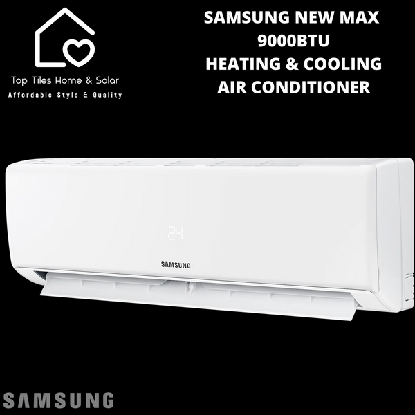 Samsung New Max 9000BTU White Heating & Cooling Air Conditioner - AR3000