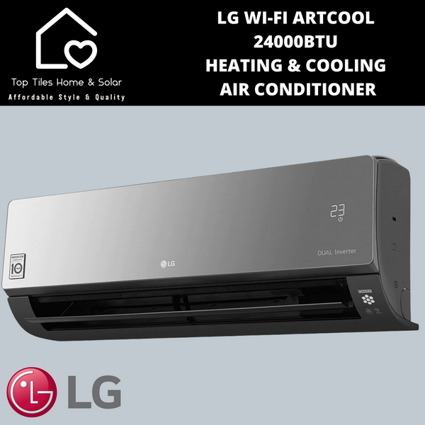 LG Wi-Fi ARTCOOL 24000BTU Heating & Cooling Air Conditioner