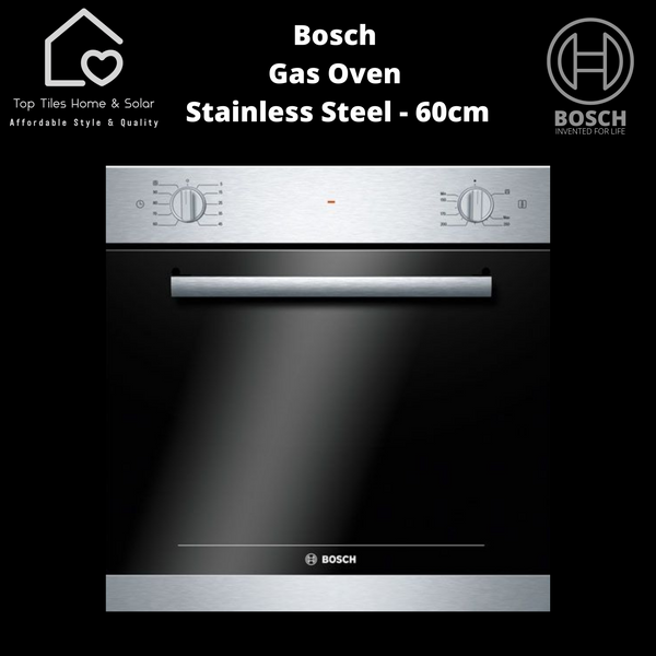 Bosch Series 4 - Full Gas Oven Stainless Steel - 60cm