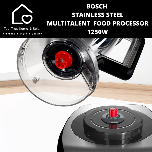 Bosch MultiTalent 8 - Stainless Steel Food Processor - 1250W