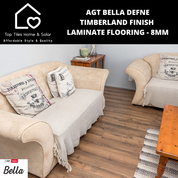AGT Bella Defne Timberland Finish Laminate Flooring - 8mm