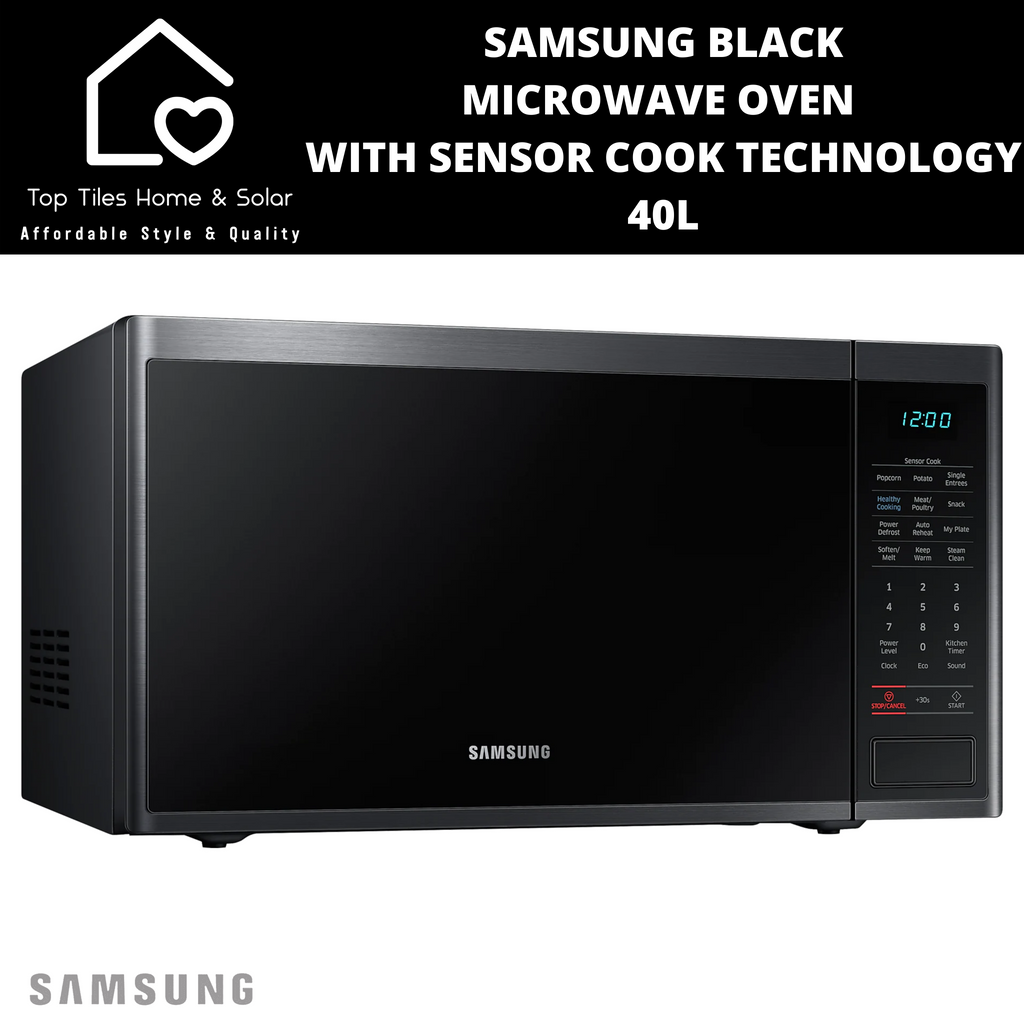 Samsung Black Microwave Oven With Sensor Cook Technology 40L