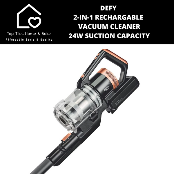 Defy 2-In-1 Rechargeable Vacuum Cleaner - 24W Suction Capacity VRT18PMB