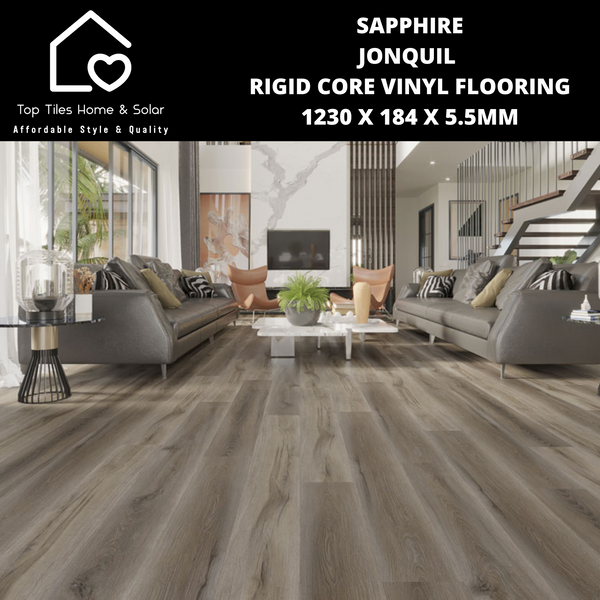 Sapphire Jonquil Rigid Core Vinyl Flooring - 1230 x 184 x 5.5mm