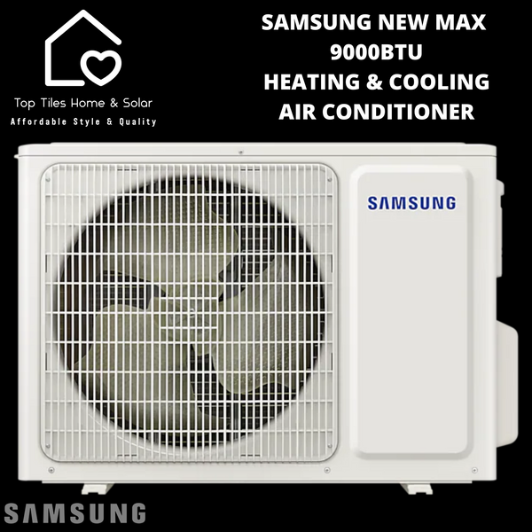 Samsung New Max 9000BTU White Heating & Cooling Air Conditioner - AR3000