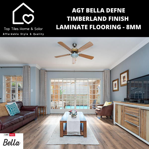 AGT Bella Defne Timberland Finish Laminate Flooring - 8mm