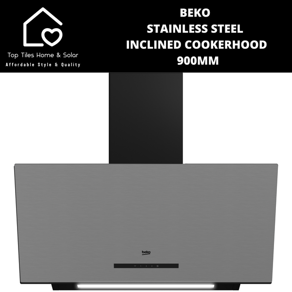 Beko Stainless Steel Inclined Cookerhood - 900mm HCA93640SS
