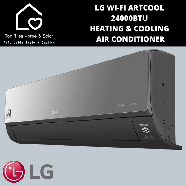 LG Wi-Fi ARTCOOL 24000BTU Heating & Cooling Air Conditioner